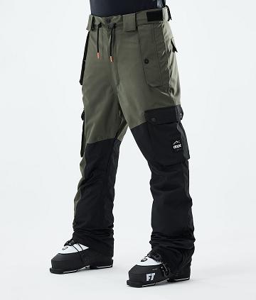 Dope Adept 2021 Ski Broek Heren Olijfgroen Groen Zwart | NLPQ2602