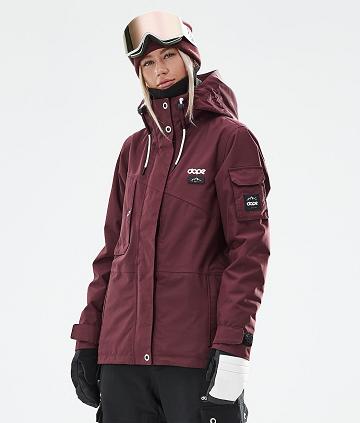 Dope Adept W 2021 Ski-jassen Dames Bordeaux | NLIS3568