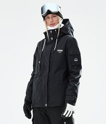 Dope Adept W 2021 Ski-jassen Dames Zwart | NLOR3567