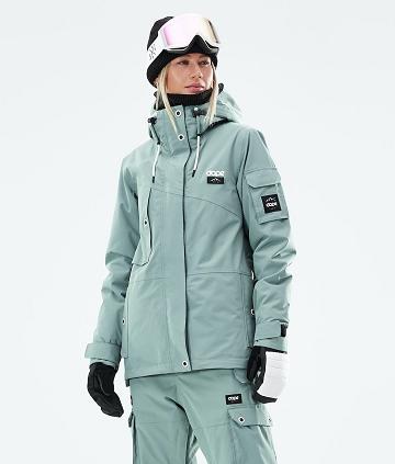 Dope Adept W 2021 Snowboard Jassen Dames Groen | NLLH3400