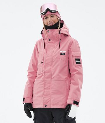 Dope Adept W Ski-jassen Dames Roze Zwart | NLJJ3558