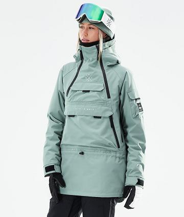 Dope Akin W 2021 Ski-jassen Dames Groen | NLDN3588