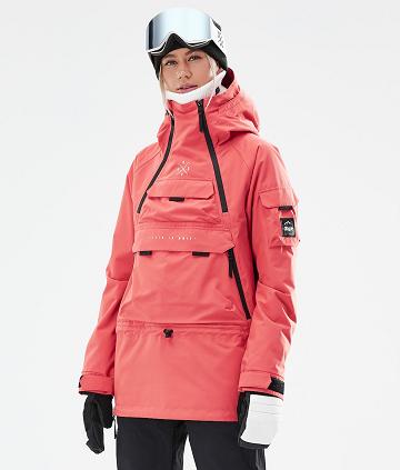 Dope Akin W 2021 Ski-jassen Dames Rood | NLAP3583