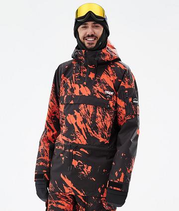 Dope Annok Paint Snowboard Jassen Heren Oranje | NLKI2762