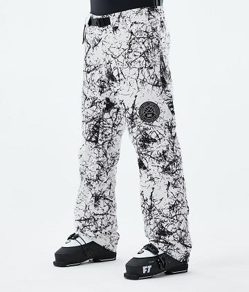 Dope Blizzard 2021 Ski Broek Heren Wit Zwart | NLSO2627