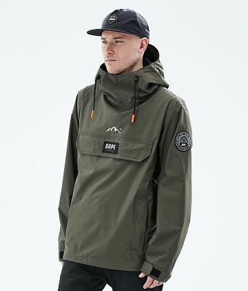 Dope Blizzard Light Outdoorjassen Heren Olijfgroen Groen | NLKI2691