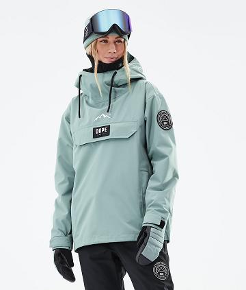 Dope Blizzard W 2021 Ski-jassen Dames Groen | NLWY3626