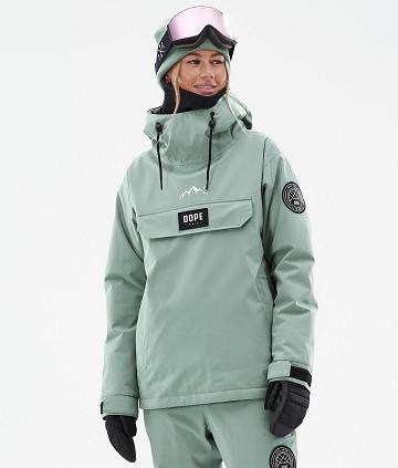 Dope Blizzard W Faded Snowboard Jassen Dames Groen | NLOR3463