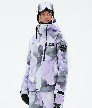 Dope Blizzard W Full Zip Ski-jassen Dames Paars | NLHK3637