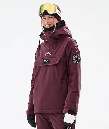 Dope Blizzard W Snowboard Jassen Dames Bordeaux | NLCE3449