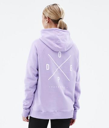 Dope Common W 2X-Up Hoodie Dames Paars | NLYU3830