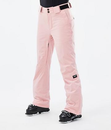 Dope Con W Soft Ski Broek Dames Roze | NLJJ3331