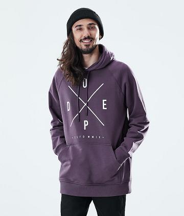 Dope Daily 2X-UP Hoodie Heren Paars | NLQZ3011