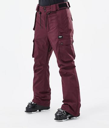 Dope Iconic W Don Ski Broek Dames Bordeaux | NLNB3350