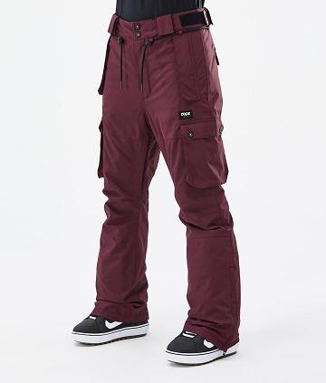 Dope Iconic W Don Snowboard Broeken Dames Bordeaux | NLAP3285