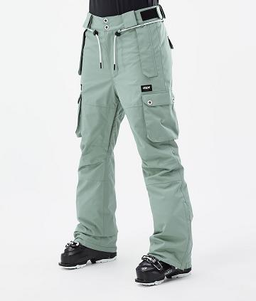 Dope Iconic W Ski Broek Dames Groen | NLPQ3339