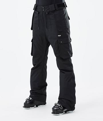 Dope Iconic W Ski Broek Dames Zwart Grijs | NLHK3333