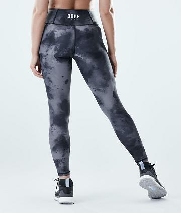 Dope Lofty Leggings Dames Zwart | NLDN3789