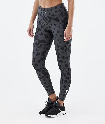 Dope Lofty Tech Dots Leggings Dames Zwart | NLQZ3808