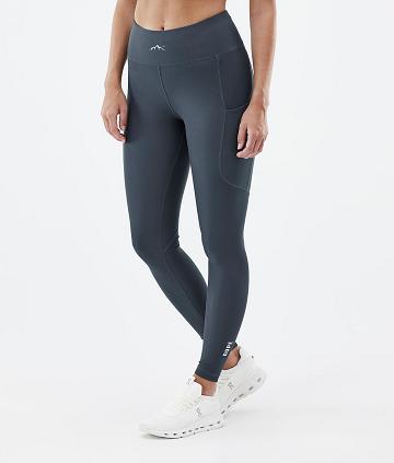 Dope Lofty Tech Leggings Dames Donkerblauw | NLDN3796