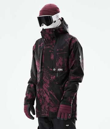 Dope Mojo Paint Ski-jassen Heren Bordeaux | NLEX2938