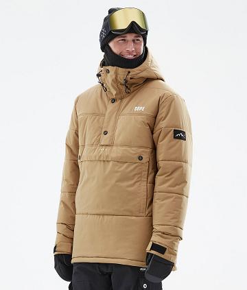 Dope Puffer Ski-jassen Heren Goud | NLQZ2940