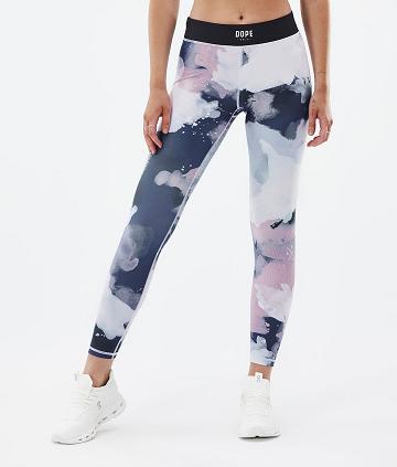 Dope Razor Leggings Dames Blauw Gekleurd | NLHK3819