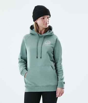 Dope Regular Beak Hoodie Dames Groen | NLDN3848