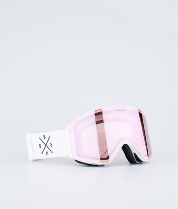 Dope Sight Lentes Dames Wit Roze | NLIS3957