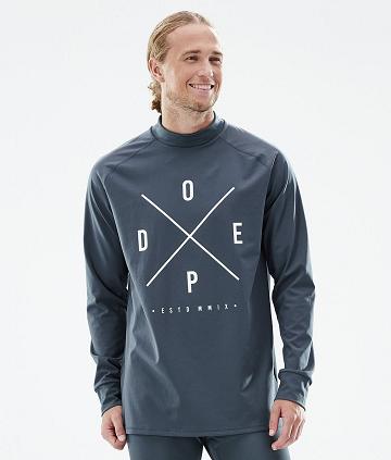 Dope Snuggle 2X-Up Basislaag Top Heren Blauw | NLWY3063