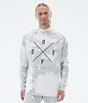 Dope Snuggle 2X-Up Basislaag Top Heren Grijs Camo | NLRW3061