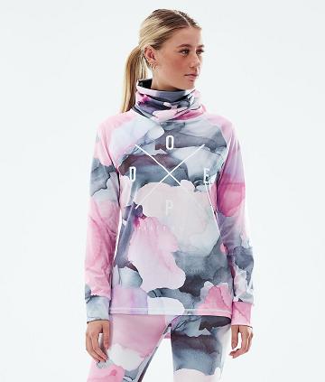 Dope Snuggle W 2X-Up Basislaag Top Dames Roze Gekleurd | NLQZ3887