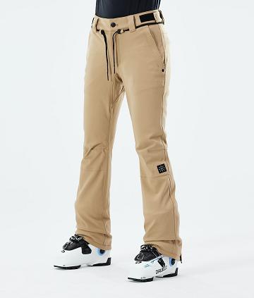 Dope Tigress W 2021 Ski Broek Dames Khaki | NLTV3362