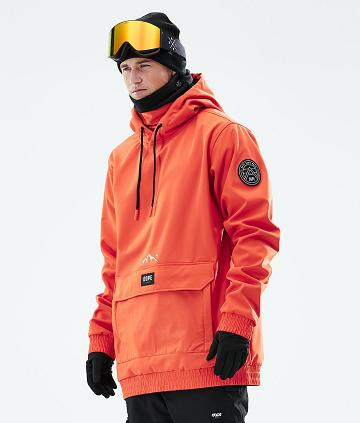 Dope Wylie Patch Ski-jassen Heren Oranje | NLFM2953