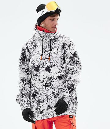 Dope Wylie Patch Ski-jassen Heren Wit | NLDN2954