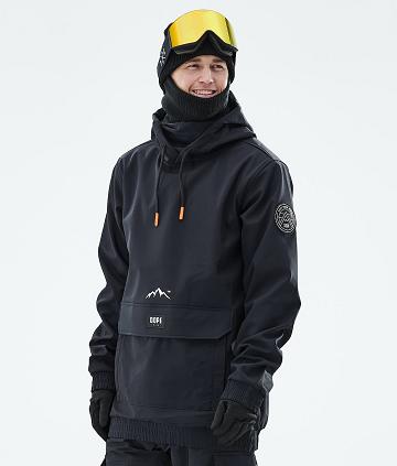 Dope Wylie Patch Ski-jassen Heren Zwart | NLAP2956