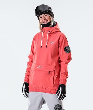 Dope Wylie W 10k Capital Ski-jassen Dames Koraal | NLWY3678