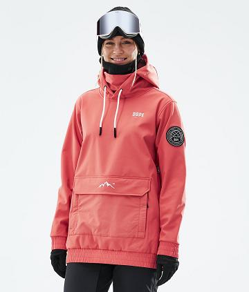 Dope Wylie W Capital Ski-jassen Dames Rood | NLFM3684