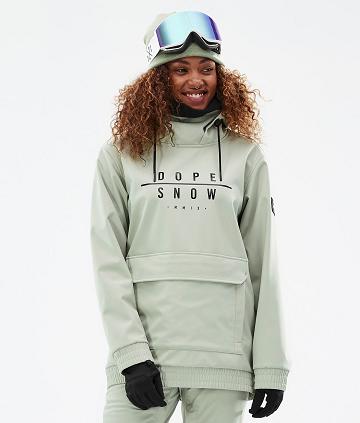 Dope Wylie W DS Ski-jassen Dames Groen | NLHK3689