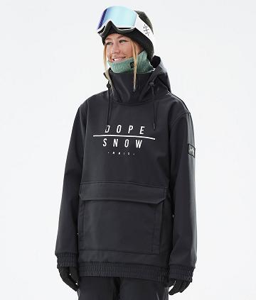 Dope Wylie W DS Ski-jassen Dames Zwart | NLPQ3688