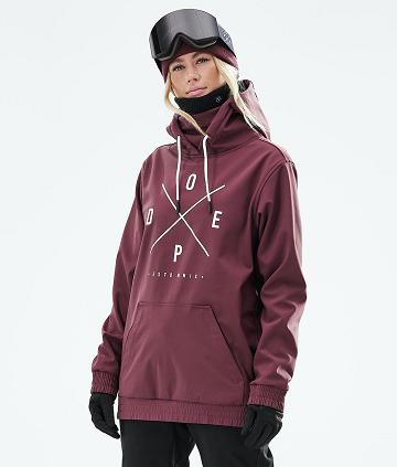 Dope Yeti 2021 2X-Up Ski-jassen Dames Bordeaux | NLAP3694