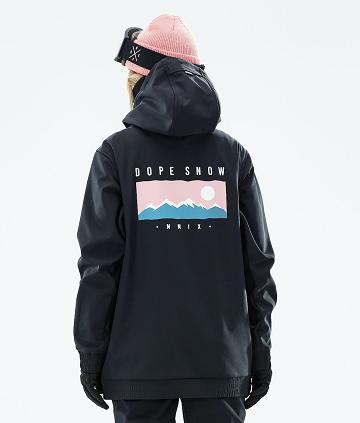 Dope Yeti 2021 Range Ski-jassen Dames Zwart | NLPQ3695