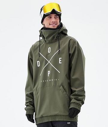 Dope Yeti 2X-Up Ski-jassen Heren Olijfgroen Groen | NLQZ2966