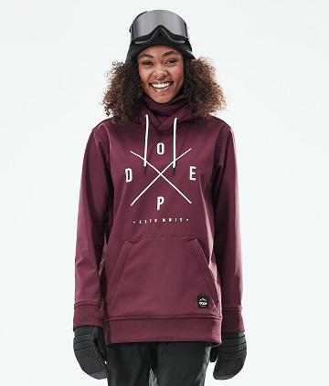 Dope Yeti W 10k Ski-jassen Dames Bordeaux | NLQZ3704