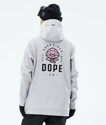 Dope Yeti W 2021 Rose Snowboard Jassen Dames Zilver | NLFM3535