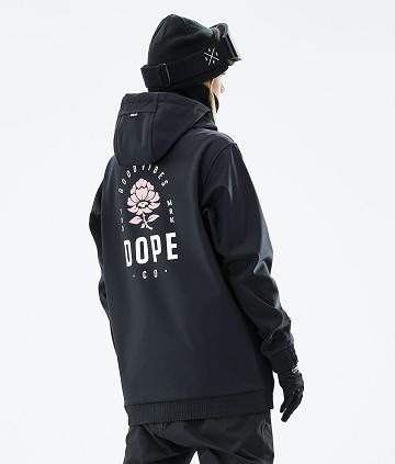 Dope Yeti W 2021 Rose Snowboard Jassen Dames Zwart | NLGL3534