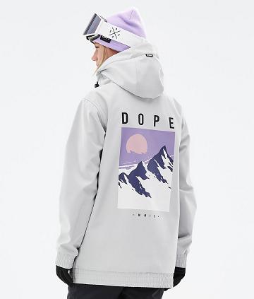 Dope Yeti W Peak Ski-jassen Dames Lichtgrijs | NLLH3712