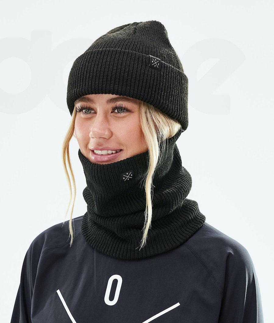 Dope 2X-UP Gebreid 2021 Masker Dames Zwart | NLDN3979