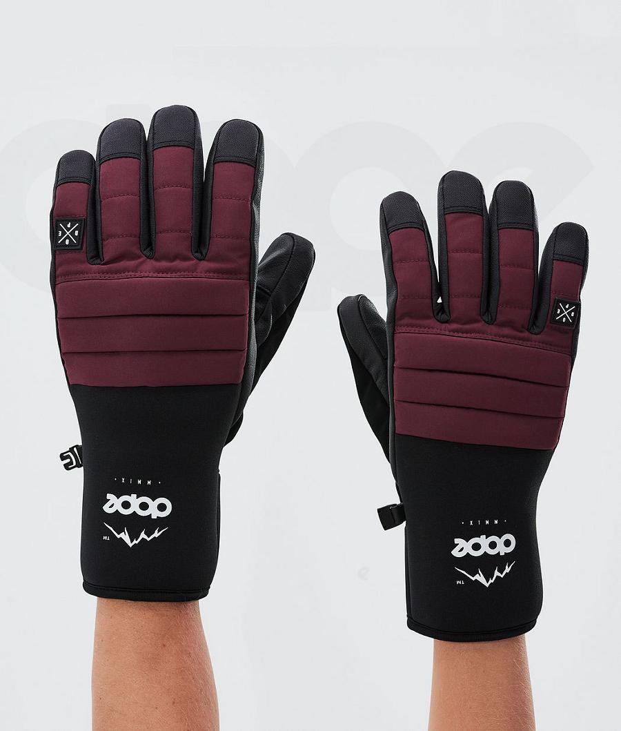 Dope Ace Handschoenen Dames Bordeaux | NLHK3923