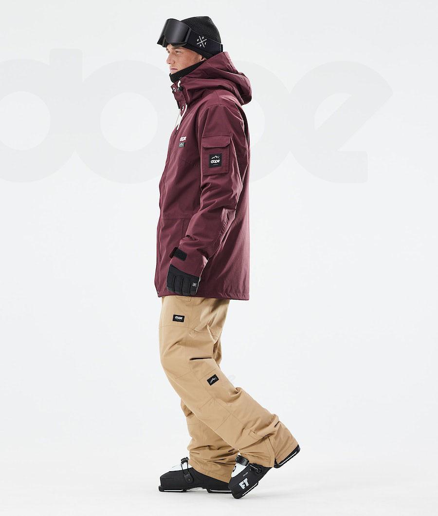 Dope Adept 2021 Ski-jassen Heren Bordeaux | NLBC2872